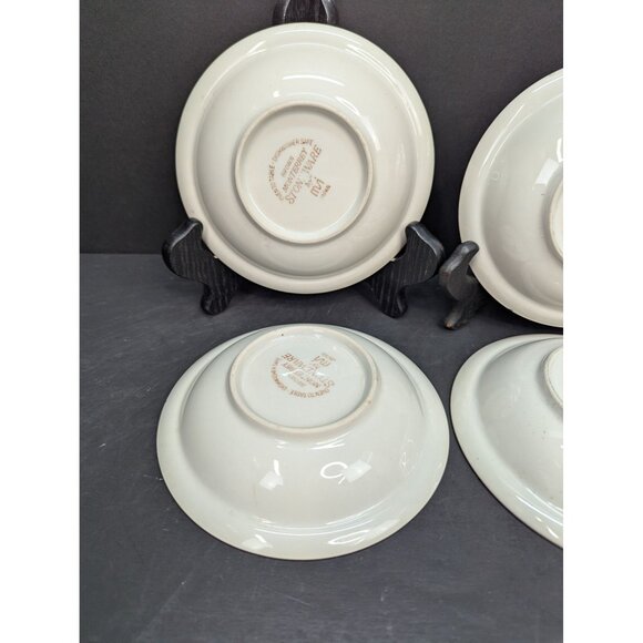 Brown Monterrey Stoneware by MSI Japan Set of 4 Berry Dessert Bowls - Picture 8 of 11